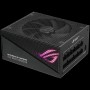 ASUS ROG Strix 1000W Gold Aura Edition PSU, ATX 3.0 compatible, PCIe Gen 5.0 ready, Fully modular, 80 Plus Gold, Lambda A++, Aluminum case, ROG heatsinks, Axial-tech fan design, Dual ball fan bearings, 0dB Technology, Aura Sync, 10-year warranty