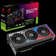 ASUS Video Card NVidia ROG Strix GeForce RTX 4070 Ti OC Edition 12GB GDDR6X VGA with DLSS 3 and chart-topping thermal performance, PCIe 4.0, 2xHDMI 2.1a, 3xDisplayPort 1.4a