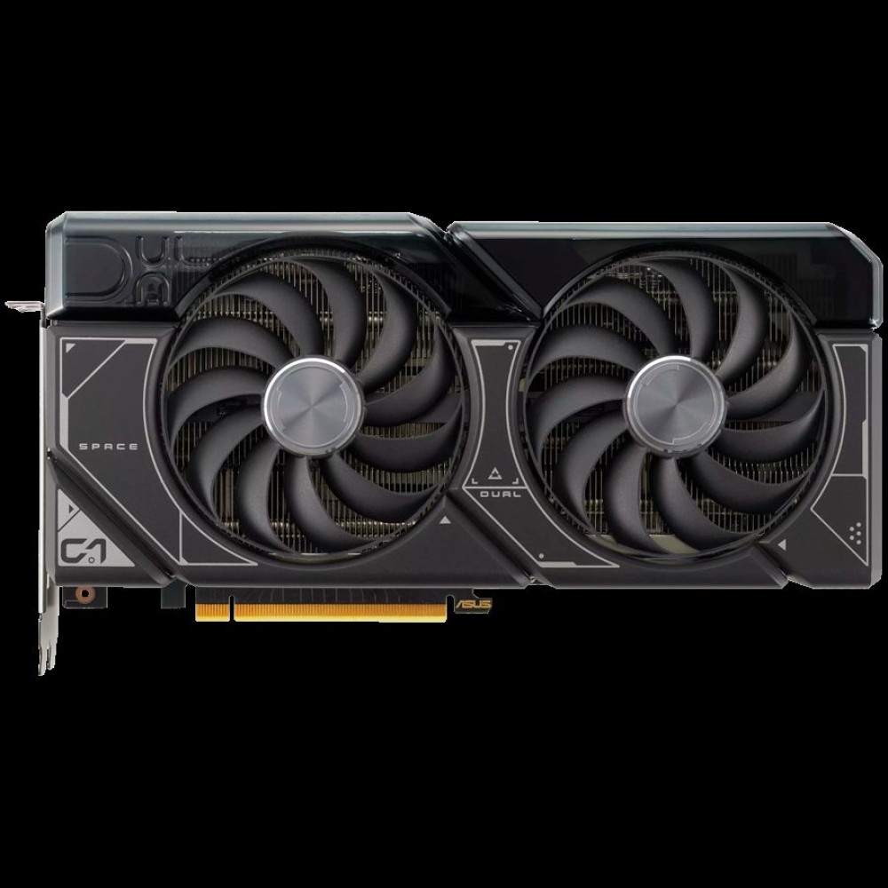 ASUS Video Card NVidia Dual GeForce RTX 4070 OC Edition 12GB GDDR6X VGA with two powerful Axial-tech fans and a 2.56-slot design for broad compatibility, PCIe 4.0, 1xHDMI 2.1, 3xDisplayPort 1.4a