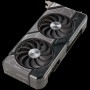 ASUS Video Card NVidia Dual GeForce RTX 4070 OC Edition 12GB GDDR6X VGA with two powerful Axial-tech fans and a 2.56-slot design for broad compatibility, PCIe 4.0, 1xHDMI 2.1, 3xDisplayPort 1.4a