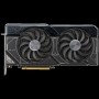 ASUS Video Card Nvidia Dual GeForce RTX 4070 Ti SUPER OC Edition 16GB GDDR6X VGA with two powerful Axial-tech fans and a 2.56-slot design for broad compatibility, PCIe 4.0, 1xHDMI 2.1a, 3xDisplayPort 1.4a