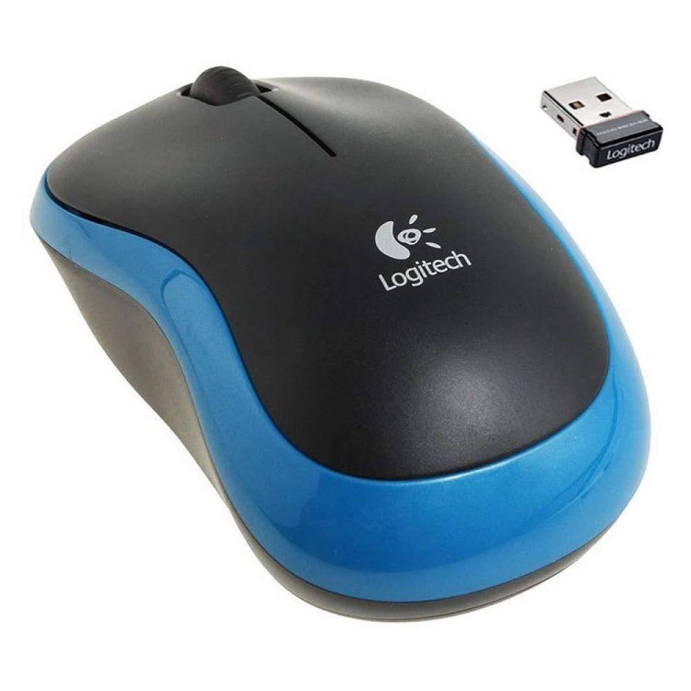 LOGITECH M185 Wireless Mouse - BLUE - EWR2