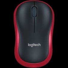 LOGITECH M185 Wireless Mouse - RED - EER2