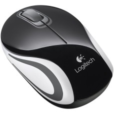 LOGITECH M187 Wireless Mini Mouse - BLACK