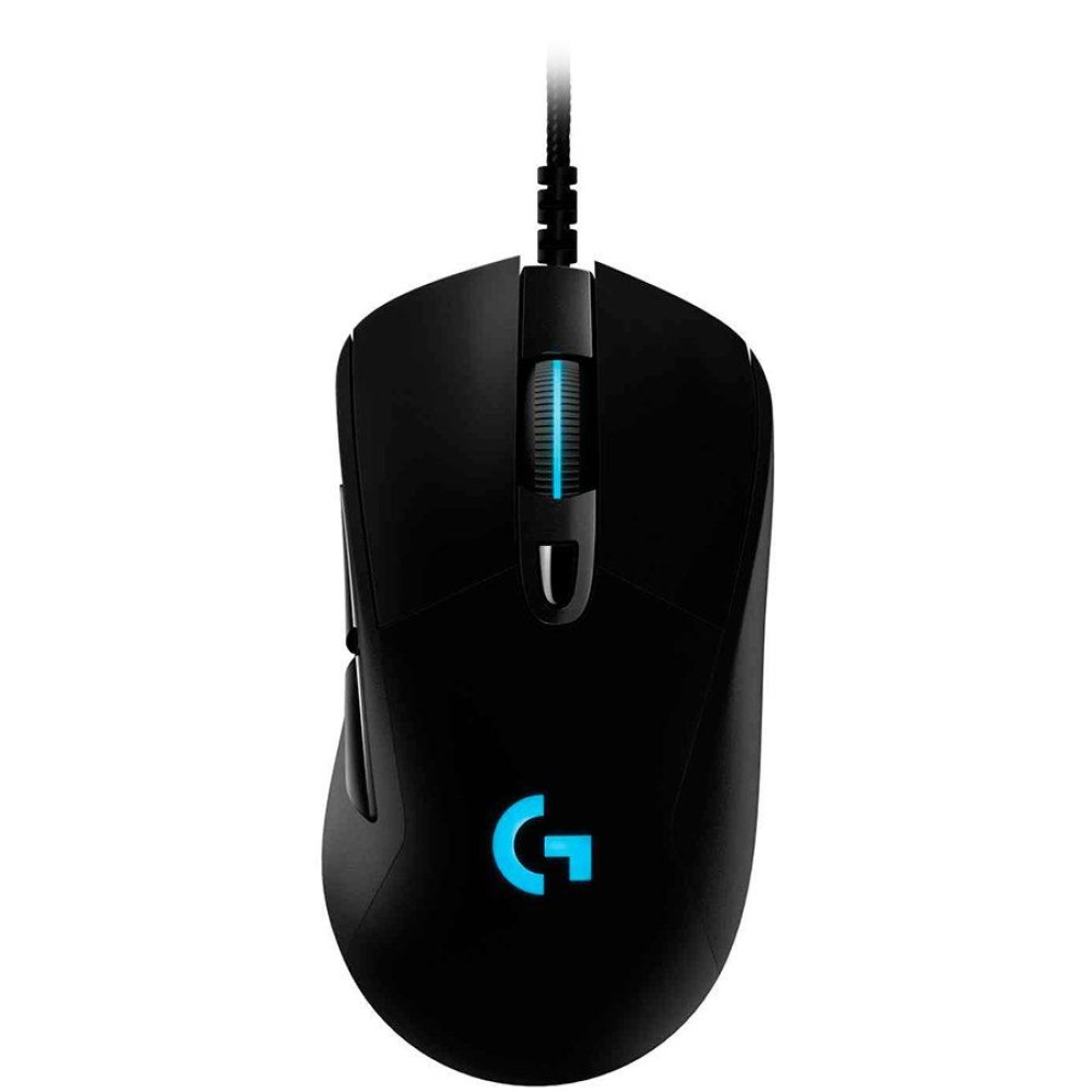 LOGITECH G403 HERO LIGHTSYNC Corded Gaming Mouse - BLACK - USB - EWR2