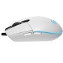 LOGITECH G203 LIGHTSYNC Corded Gaming Mouse - WHITE - USB