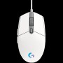 LOGITECH G102 LIGHTSYNC Corded Gaming Mouse - WHITE - USB - EER