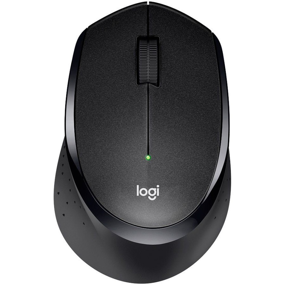 LOGITECH M330s Wireless Mouse - SILENT PLUS - BLACK/GLOSSY