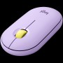 LOGITECH Pebble M350 Wireless Mouse - LAVENDER LEMONADE - 2.4GHZ/BT - EMEA - CLOSED BOX