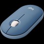 LOGITECH Pebble M350 Wireless Mouse - BLUEBERRY - 2.4GHZ/BT - EMEA - CLOSED BOX