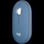 LOGITECH Pebble M350 Wireless Mouse - BLUEBERRY - 2.4GHZ/BT - EMEA - CLOSED BOX