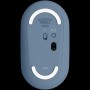 LOGITECH Pebble M350 Wireless Mouse - BLUEBERRY - 2.4GHZ/BT - EMEA - CLOSED BOX