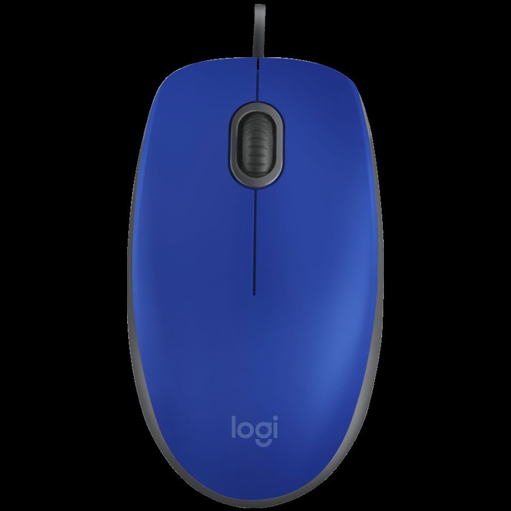 LOGITECH M110 Silent - BLUE - USB - EMEA-808 - AKOYA HANGTAB BOX M110S