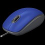 LOGITECH M110 Silent - BLUE - USB - EMEA-808 - AKOYA HANGTAB BOX M110S