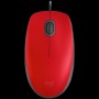 LOGITECH M110 Silent - RED - USB - EMEA-808 - AKOYA HANGTAB BOX M110S