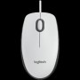 LOGITECH M100 Corded Mouse-WHITE