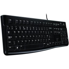 LOGITECH K120 Corded Keyboard - BLACK - USB - RUS