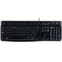 LOGITECH K120 Corded Keyboard - BLACK - USB - RUS