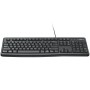 LOGITECH K120 Corded Keyboard - BLACK - USB - RUS