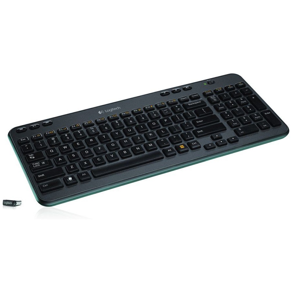 LOGITECH K360 Wireless Keyboard - BLACK - RUS