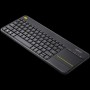 LOGITECH K400 Plus Wireless Touch Keyboard - BLACK - RUS