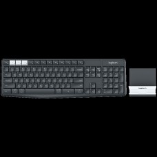 LOGITECH K375s Multi-Device Wireless Keyboard and Stand Combo - GRAPHITE/OFFWHITE - RUS