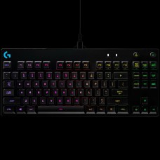 LOGITECH G PRO TKL Corded Mechanical Gaming Keyboard - BLACK - RUS - USB - CLICKY