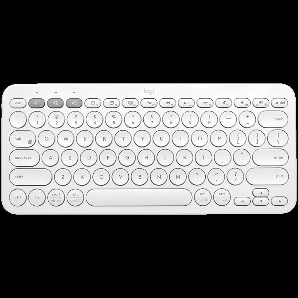 LOGITECH K380 Multi-Device Bluetooth Keyboard - OFF-WHITE - RUS