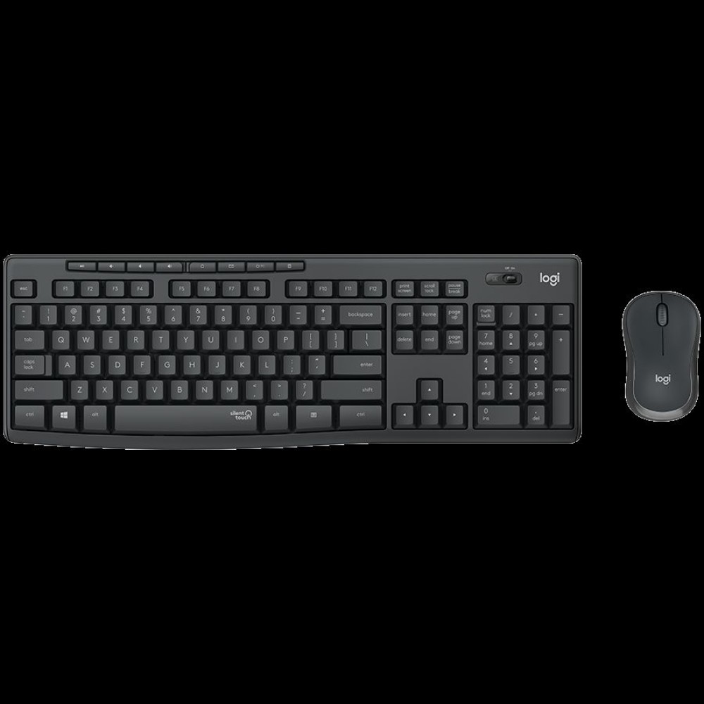 LOGITECH MK295 Silent Wireless Combo - GRAPHITE - RUS