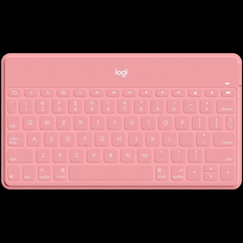 LOGITECH Keys-To-Go Bluetooth Portable Keyboard - BLUSH PINK - RUS