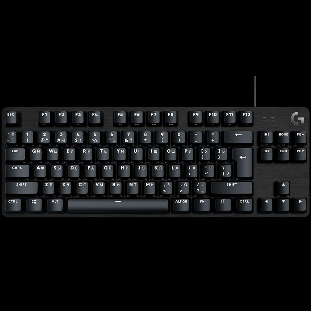 LOGITECH G413 TKL SE Corded Mechaniucal Gaming Keyboard - BLACK - RUS - USB - TACTILE