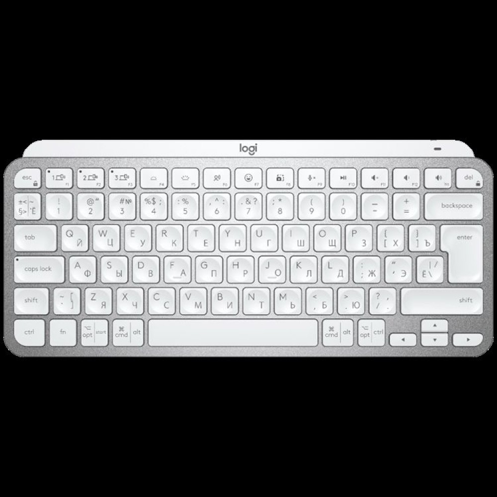 LOGITECH MX Keys Mini Bluetooth Illuminated Keyboard - PALE GREY - RUS