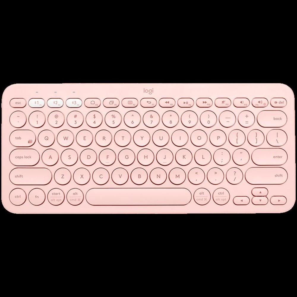 LOGITECH K380 Multi-device Bluetooth Keyboard - ROSE - RUS