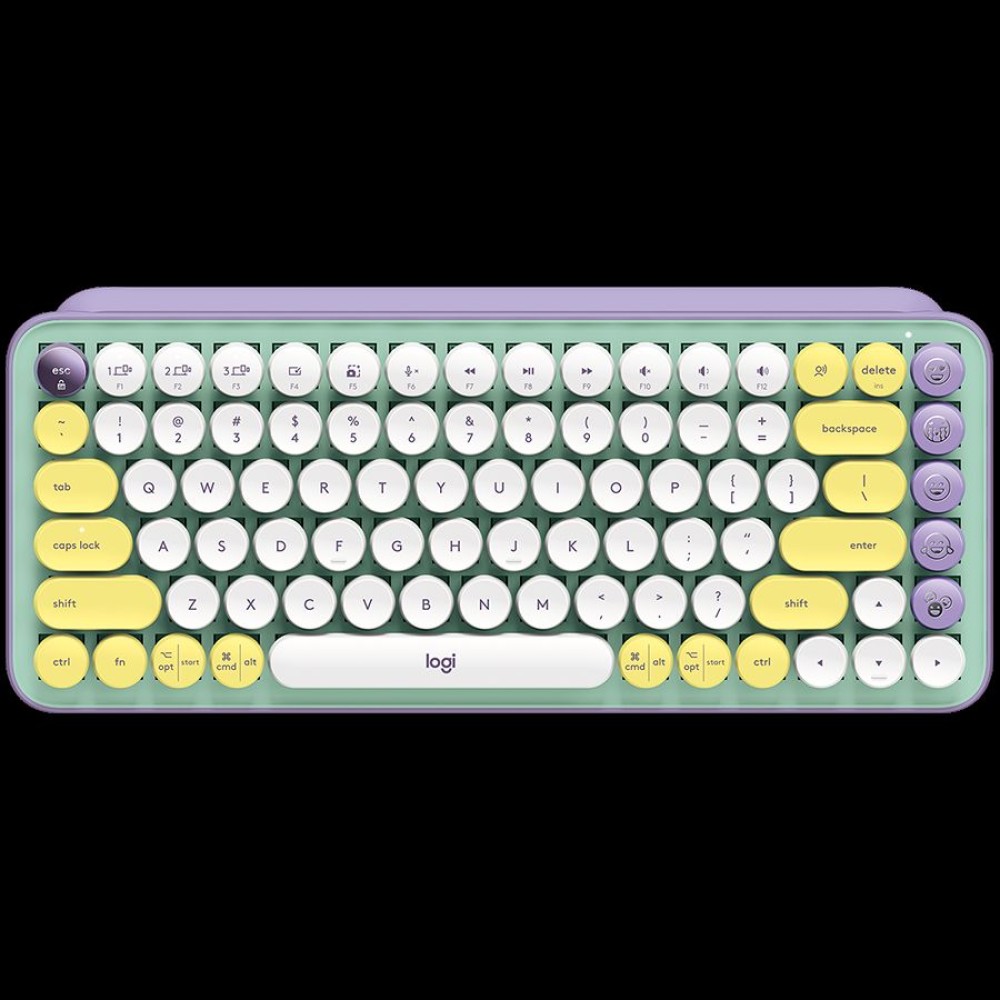 LOGITECH POP Keys Bluetooth Mechanical Keyboard - DAYDREAM MINT - RUS