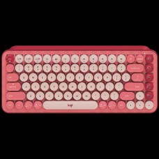 LOGITECH POP Keys Bluetooth Mechanical Keyboard - HEARTBREAKER ROSE - RUS