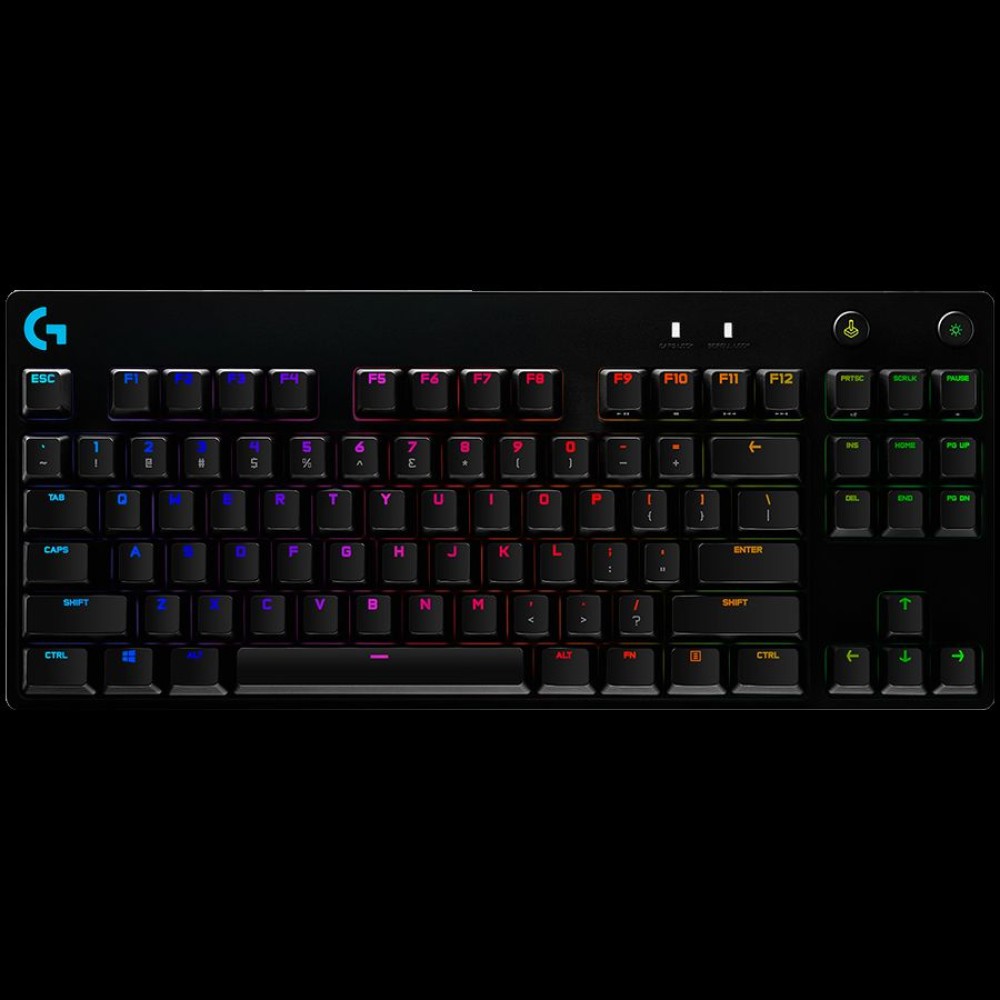 LOGITECH G PRO X TKL LIGHTSPEED Mechanical Gaming Keyboard - BLACK - US INT'L - TACTILE