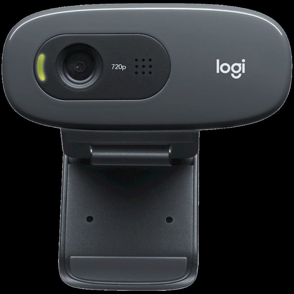 LOGITECH C270 HD Webcam - BLACK - USB