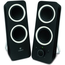 LOGITECH Z200 Stereo Speakers - MIDNIGHT BLACK - 3.5 MM