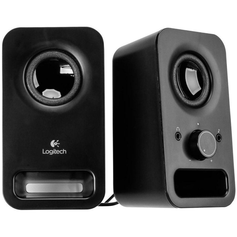 LOGITECH Z150 Stereo Speakers - MIDNIGHT BLACK - 3.5 MM - UK