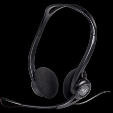 LOGITECH PC960 Corded Stereo Headset BLACK - USB