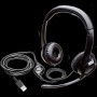 LOGITECH H390 Corded Headset - BLACK - USB