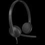 LOGITECH H340 Corded Headset - BLACK - USB