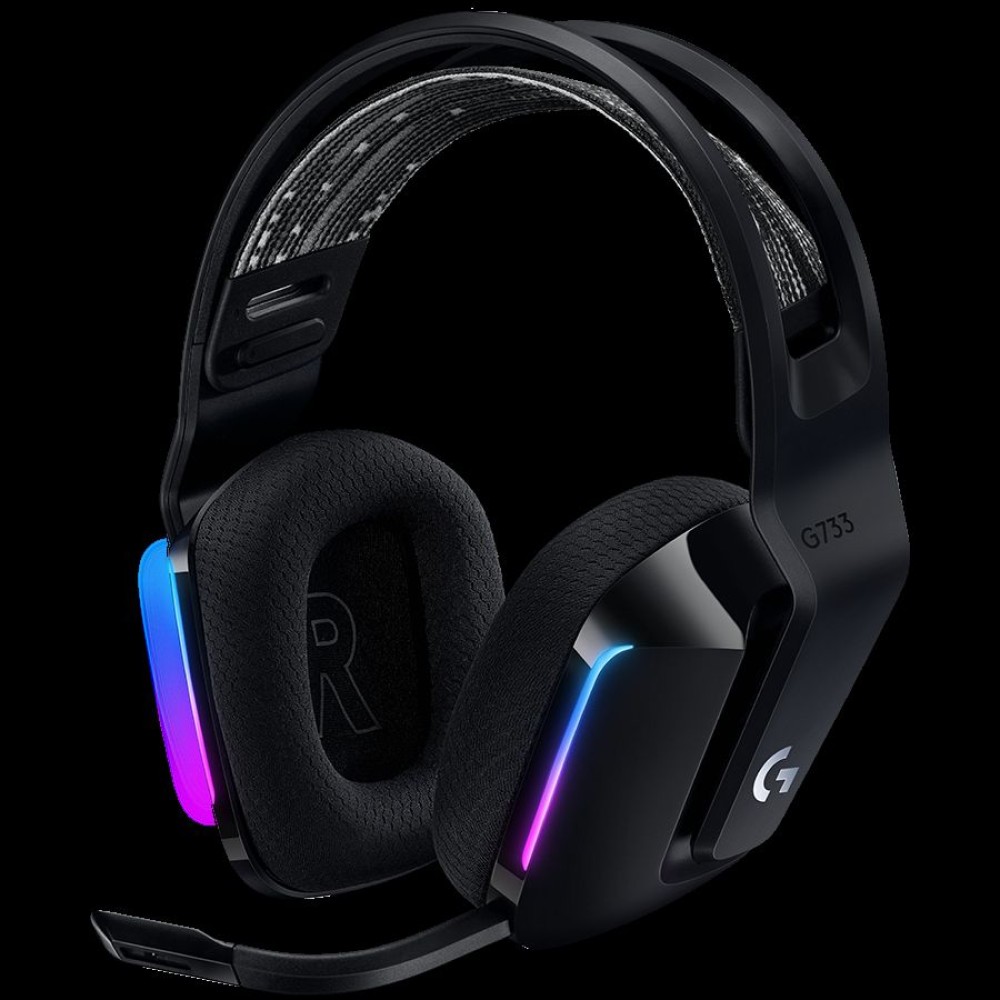 LOGITECH G733 LIGHTSPEED Wireless RGB Gaming Headset - BLACK