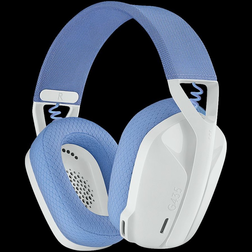 LOGITECH G435 LIGHTSPEED Wireless Gaming Headset - WHITE