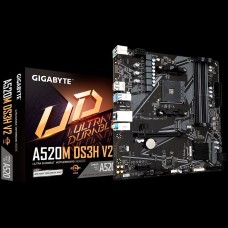 GIGABYTE MB AM4, A520, 4xDDR4, DP + HDMI, 1xPCIe x16 3.0, 1xPCIe x1, 1xM.2, 4xSATA, GbE LAN, mATX