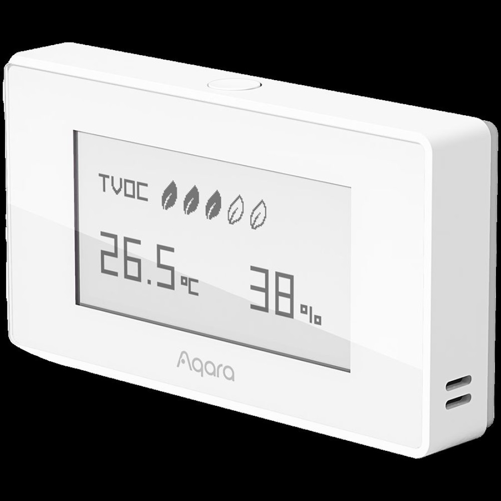 Aqara TVOC Air Quality Monitor: Model No: AAQS-S01; SKU: AS029GLW02