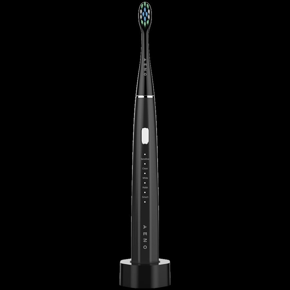 AENO SMART Sonic Electric toothbrush, DB2S: Black, 4modes + smart, wireless charging, 46000rpm, 90 days without charging, IPX7