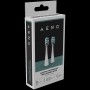 AENO Replacement toothbrush heads, White, Dupont bristles, 2pcs in set (for ADB0001S/ADB0002S)