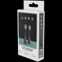 AENO Replacement toothbrush heads, Black, Dupont bristles, 2pcs in set (for ADB0002S/ADB0001S)