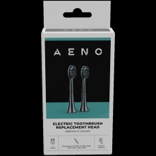 AENO Replacement toothbrush heads, Black, Dupont bristles, 2pcs in set (for ADB0004/ADB0006 and ADB0003/ADB0005)